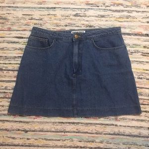 American Apparel Denim Skirt